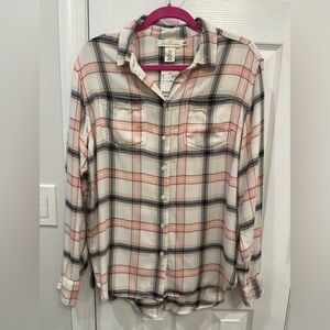 NWT plaid shirt